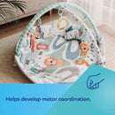 CANPOL BABIES Tapis de jeu éducatif avec parc pour enfants de 0 à 12 ans, SAFARI, 81/100