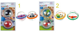 MUNCHKIN Float and Play Bubbles Baby and Toddler Bath Toy, 4m+, 2 pcs, 9004801 - 0
