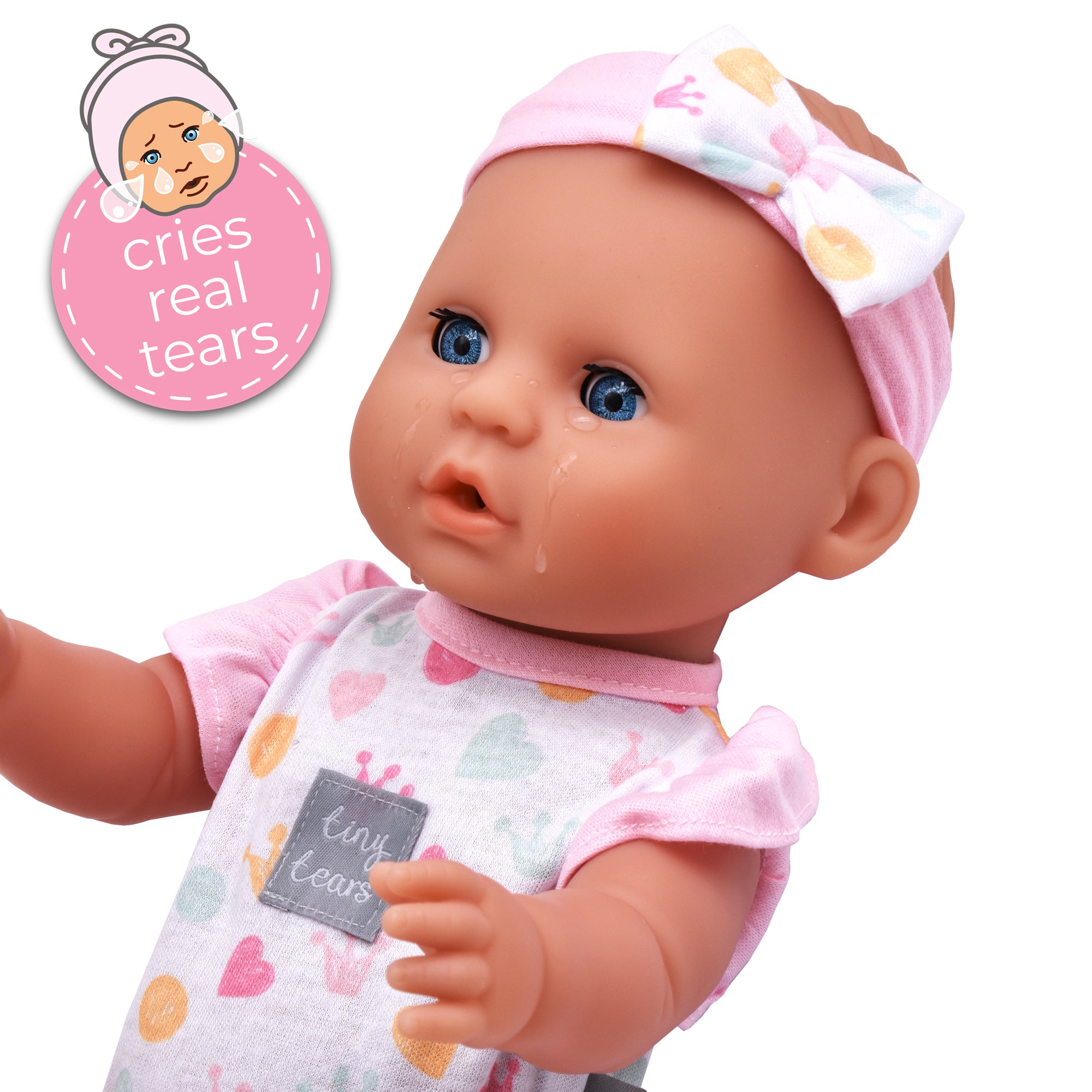 Poupée bébé TINY TEARS Classique, déchirant et mouillant, 11006
