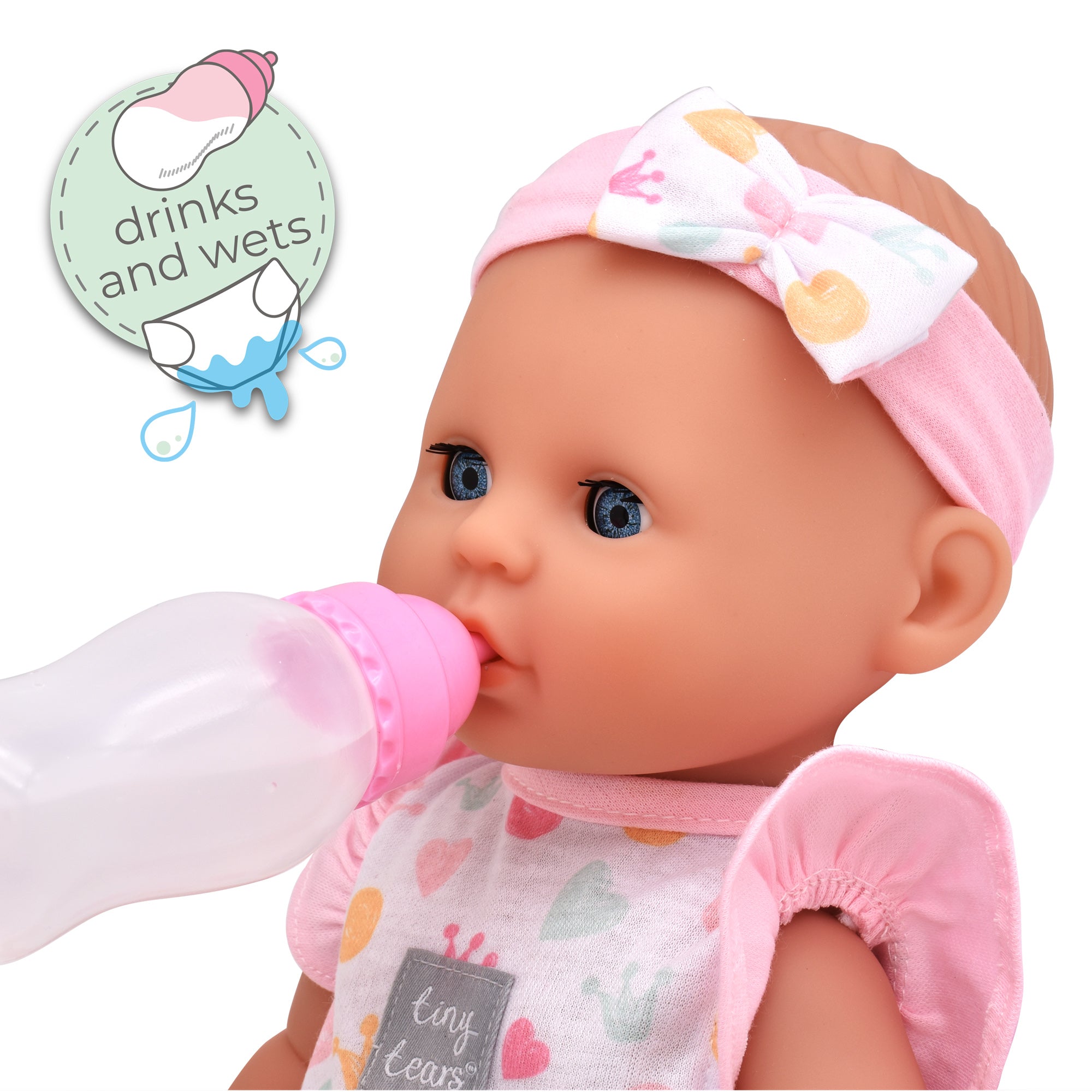 Poupée bébé tiny tears classique déchirant et mouillant 11006