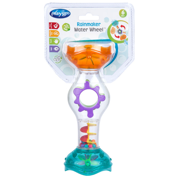 Jouet playgro rainmaker water wheel 0187555