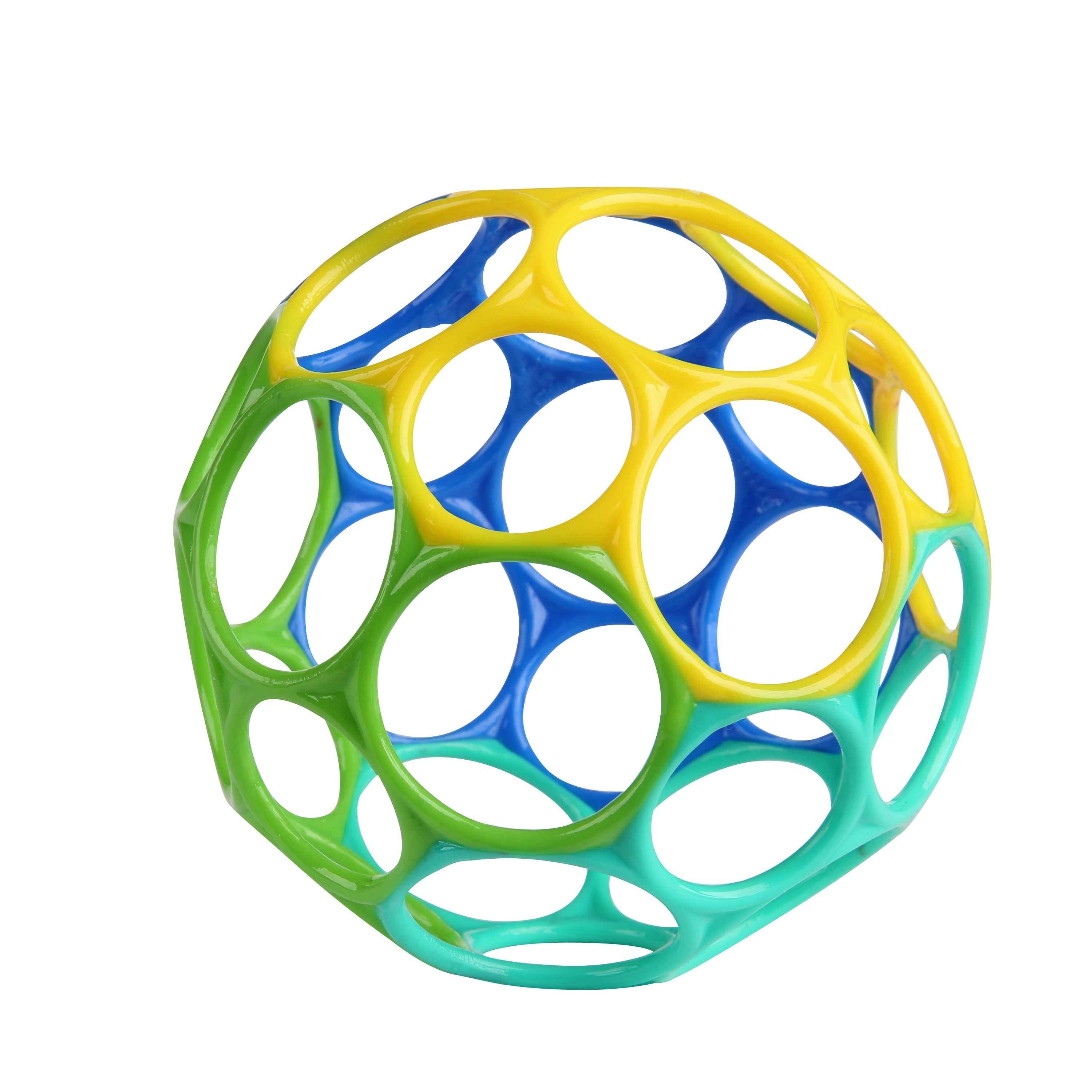 Ballon classique OBALL, bleu/vert, 12288