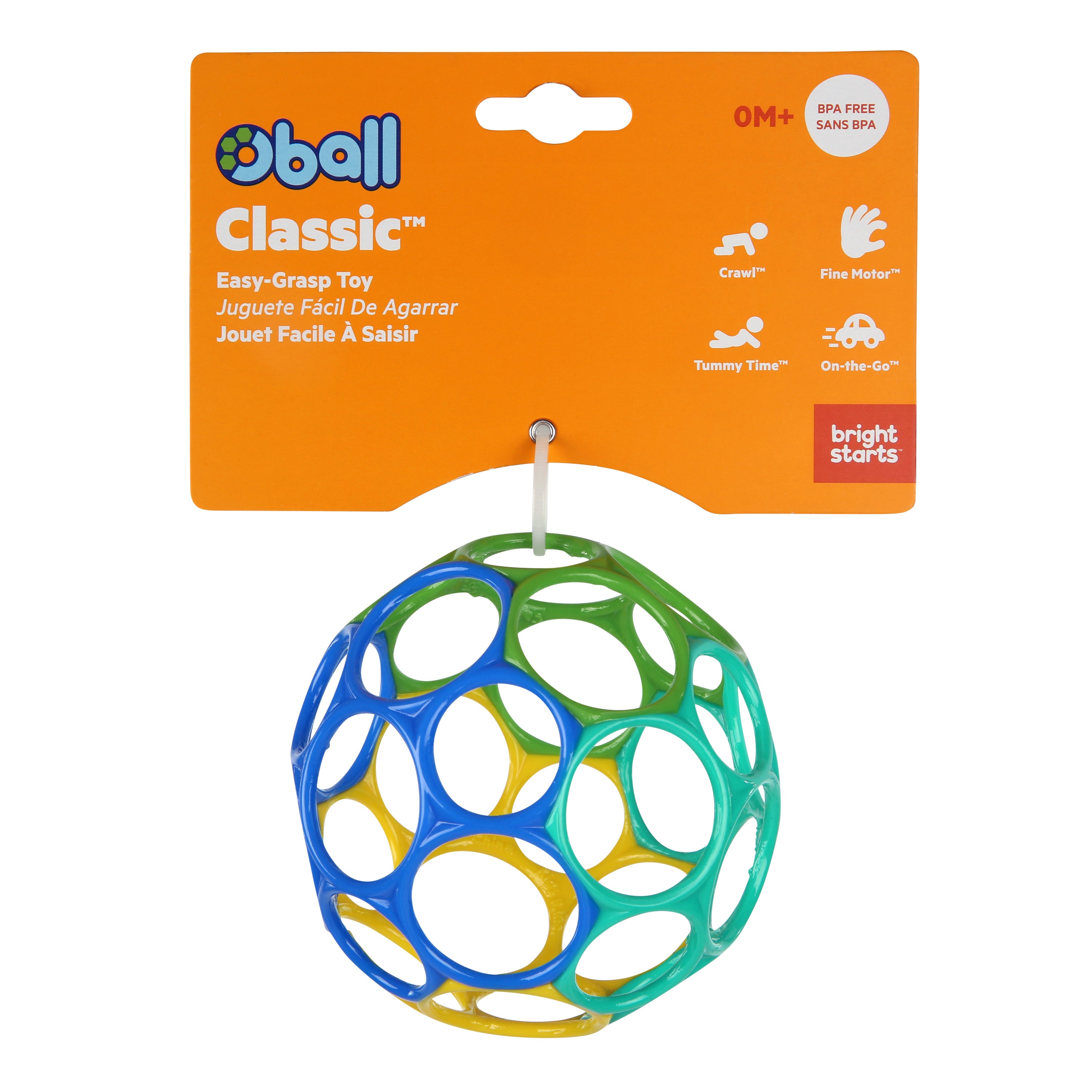 Ballon classique OBALL, bleu/vert, 12288