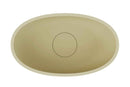 Vasque à poser beige ESCALA RIHO 55x32 cm solid surface