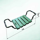 Siège de baignoire amovible et réglable HELP 74x32x13cm en acier inoxydable