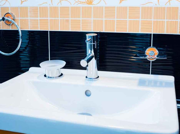 Porte-savon rond en verre pose libre OMEGA 11x6x11 cm