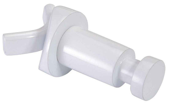 Patère blanche réglable RAWELL pour radiateur 3,2x3,2x8 cm