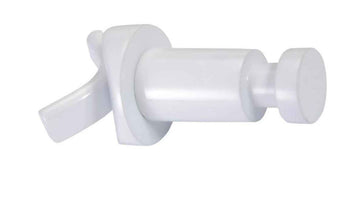 Patère blanche réglable RAWELL pour radiateur 3,2x3,2x8 cm