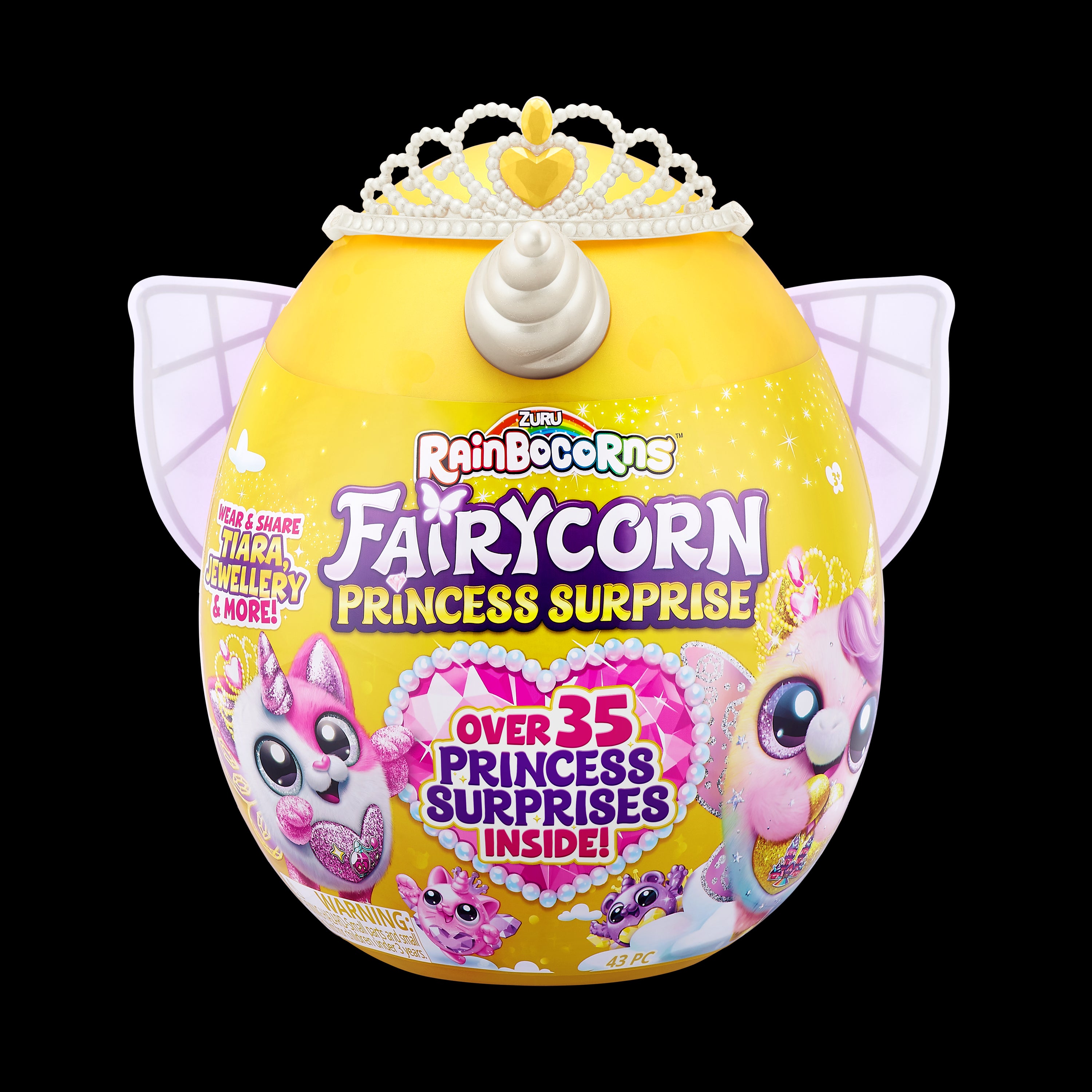 Peluche RAINBOCORNS avec accessoires Fairycorn Princess, série 6, 9281