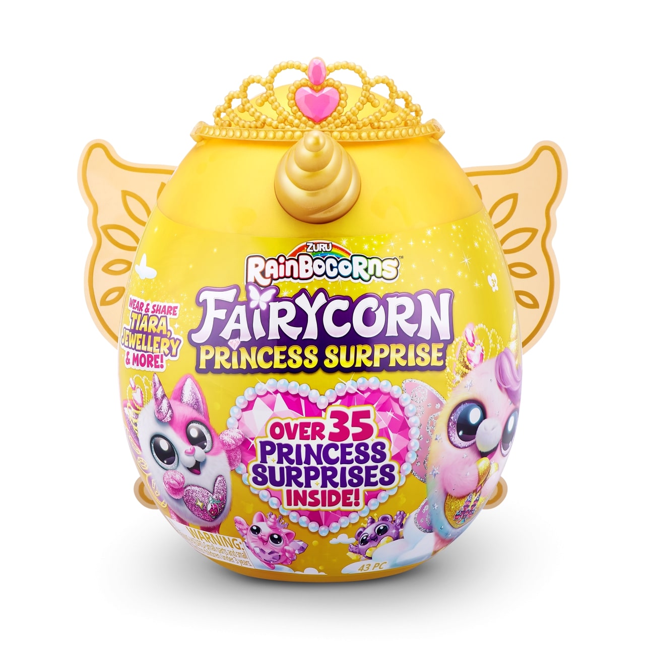 Peluche RAINBOCORNS avec accessoires Fairycorn Princess, série 6, 9281