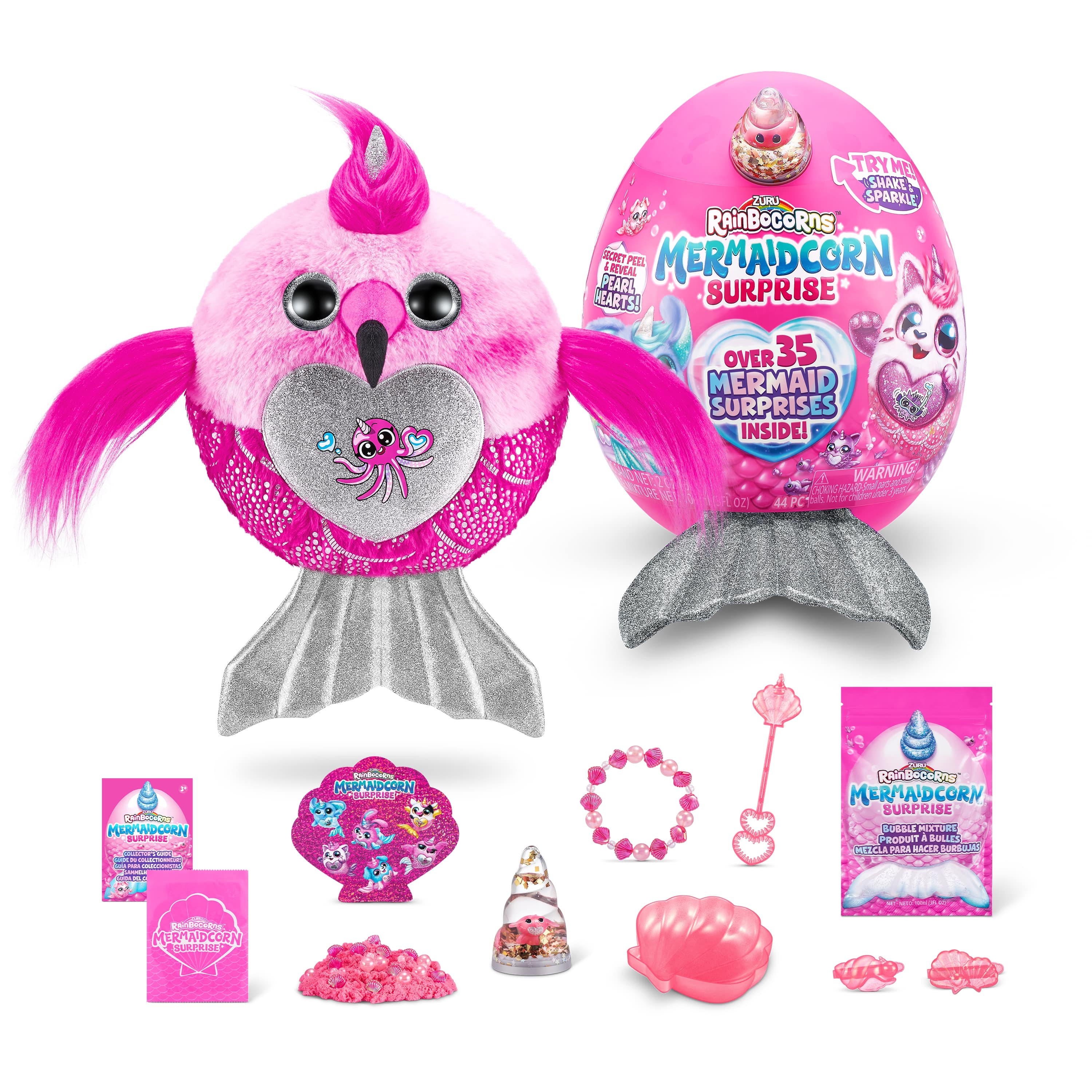 Peluche RAINBOCORNS avec accessoires Mermaidcorn, série 7, 9283