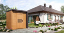 Maison de jardin BRATEK en bois épicéa bardeau noir 203,8x201,9 H. 229 cm-6