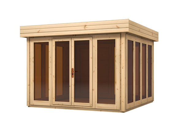Maison de jardin ORCHIDEE en bois épicéa 370x350 cm