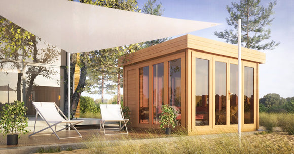 Maison de jardin ORCHIDEE en bois épicéa 370x350 cm