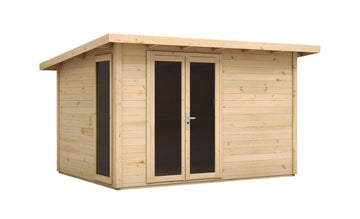 Maison de jardin KALALIKA en bois épicéa 406x305 cm 1 fenêtre