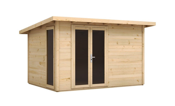 Maison de jardin KALALIKA en bois épicéa 406x305 cm 1 fenêtre
