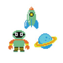 DIAMOND DOTS creativity set diamond painting SPACE, 3 stickers, DTZ12.022