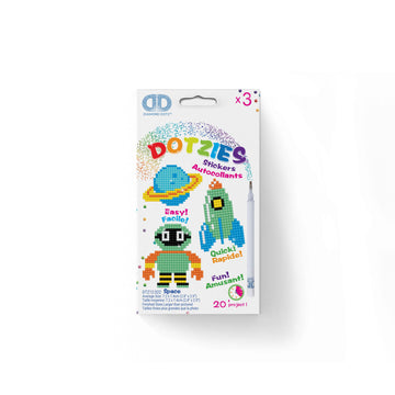 DIAMOND DOTS creativity set diamond painting SPACE, 3 stickers, DTZ12.022