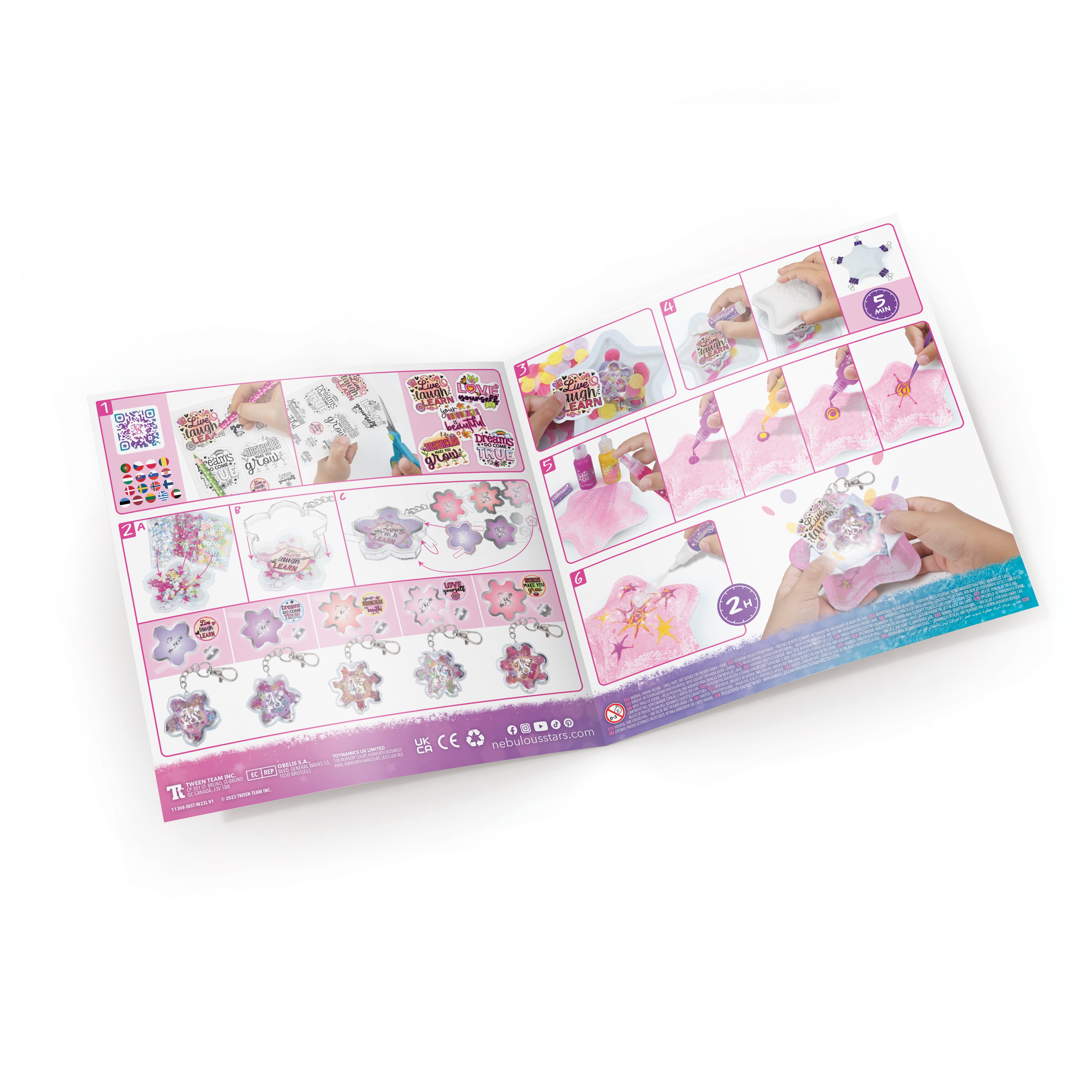 Coffret créatif NEBULOUS STARS Shooting Star Maker - Blooming Messages, 11308