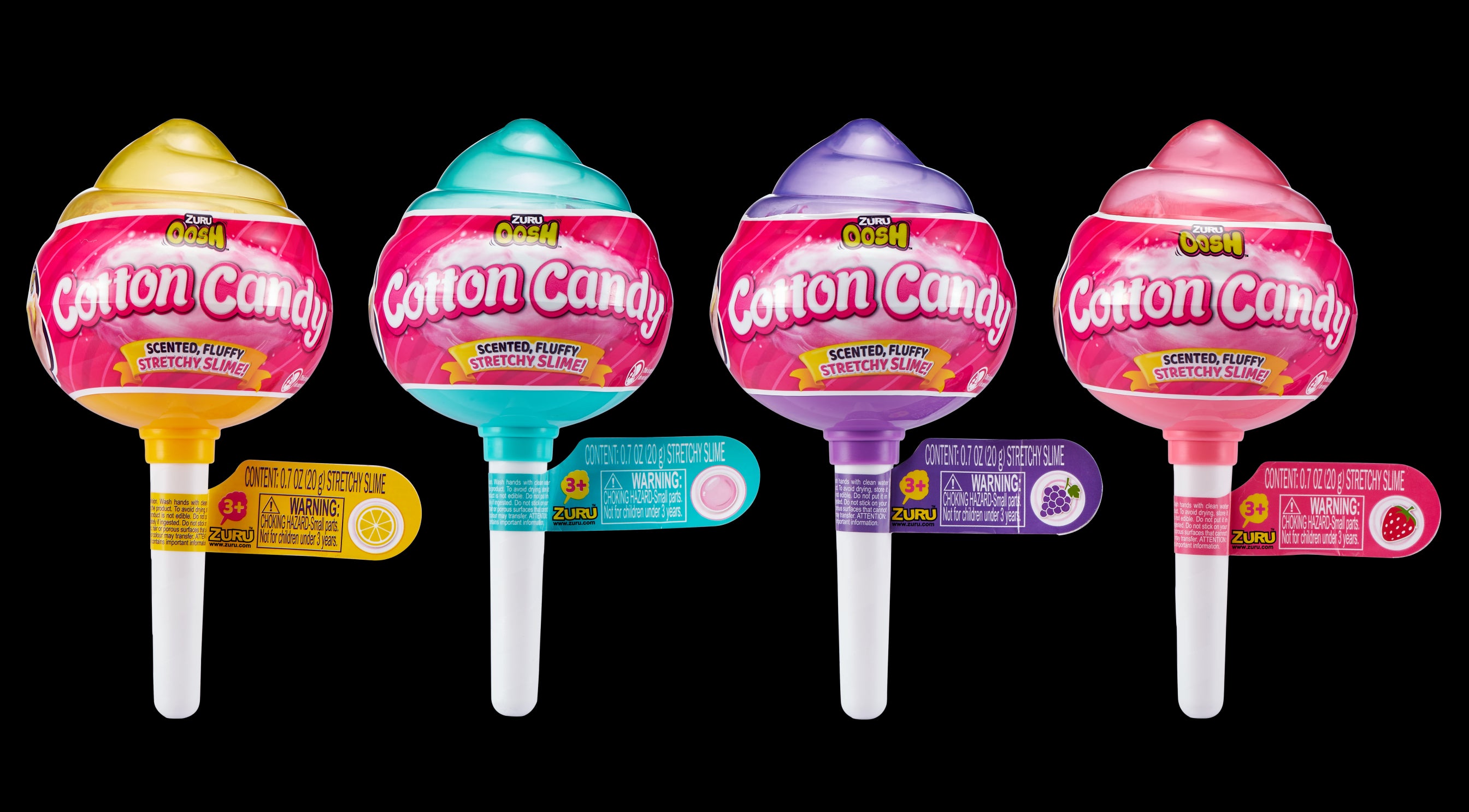 Slime OOSH Cotton Candy, série 1, pop moyen, assortiment, 8628SQ1