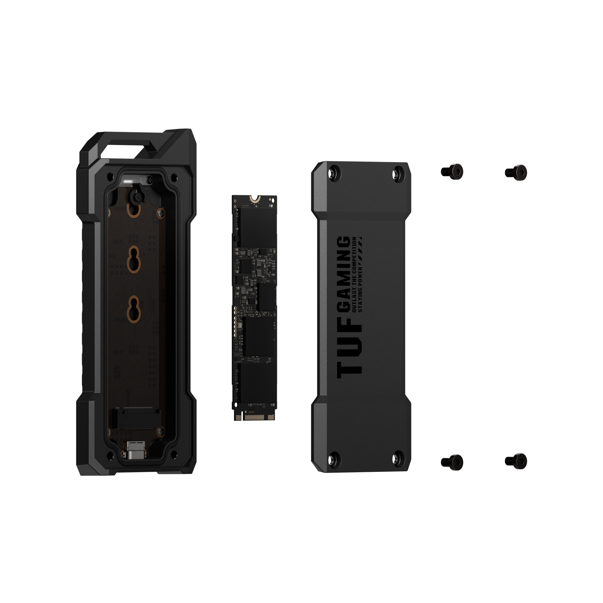 Boîtier ssd asus esd-t1a/blk/g/as// noir m.2