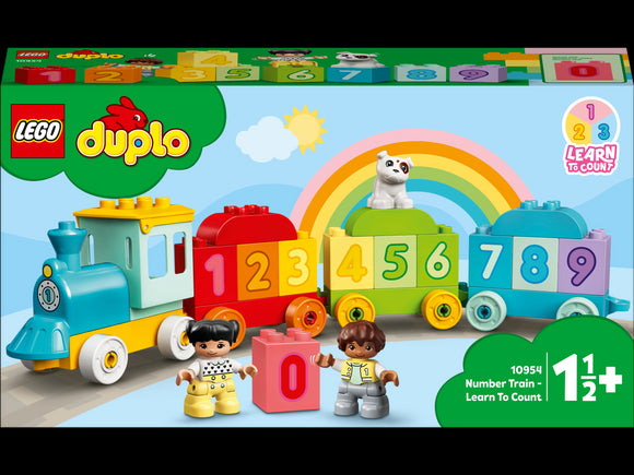 10954 lego® duplo® jeu créatif train des nombres - apprendre à compter