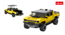 RASTAR 1:30 modèle de voiture à assembler Hummer EV, assortiment, orange/jaune, 454 pièces, 93700