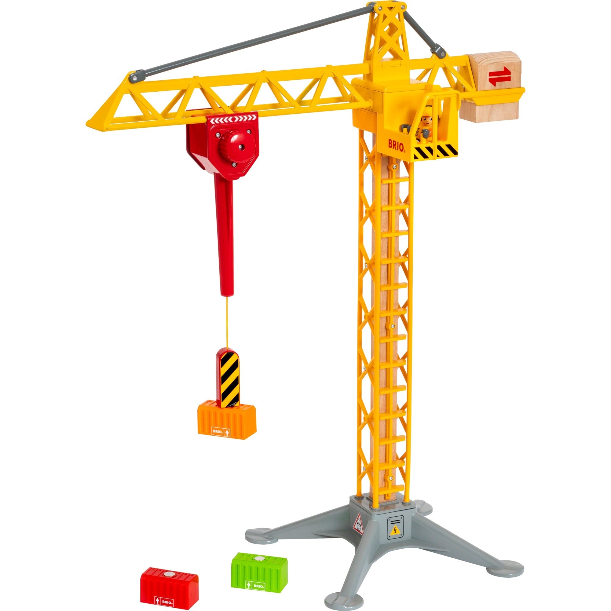 Grue de chantier brio avec éclairage 33835