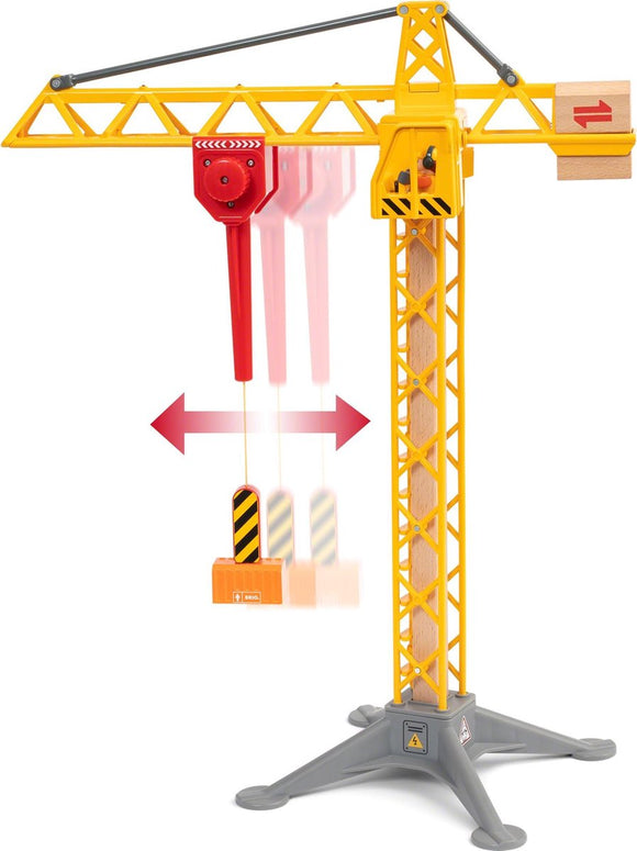 Grue de chantier brio avec éclairage 33835