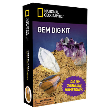 NATIONAL GEOGRAPHIC set Gemstone Dig Kit, NGGEM