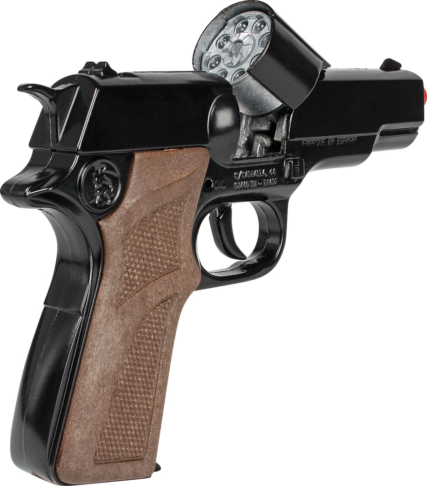 Pistolet de police GONHER 8 coups - Noir, 125/6