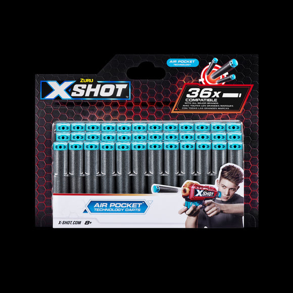 Recharge de fléchettes xshot 36 pièces 3618