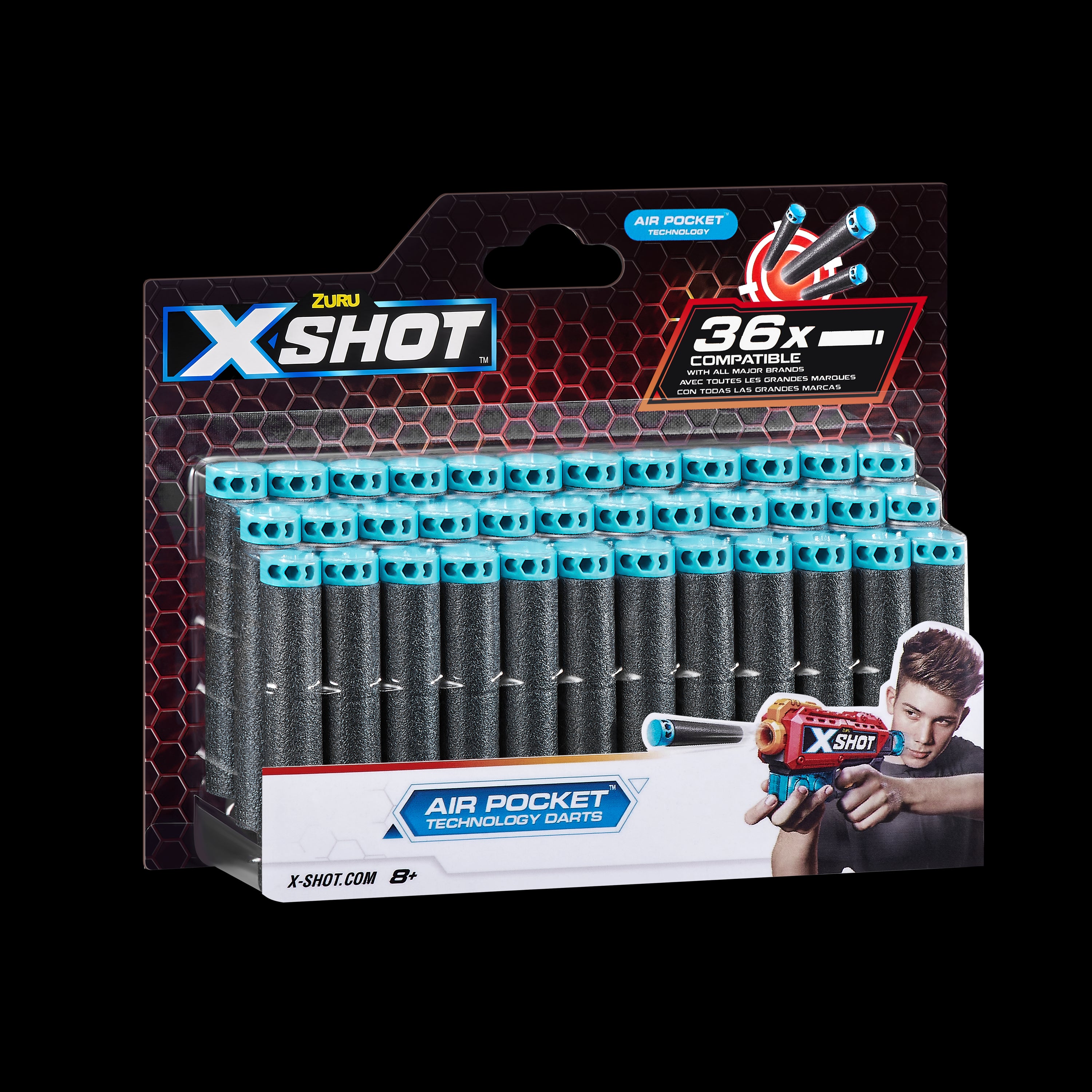 Recharge de fléchettes XSHOT, 36 pièces, 3618