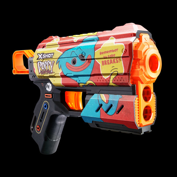 Pistolet jouet X-SHOT Poppy Playtime, série Skins 1 Flux, assortiment, 36649