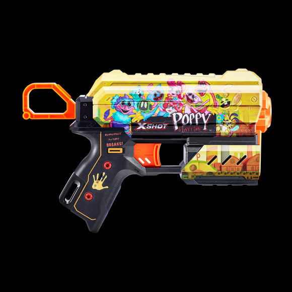 Pistolet jouet x-shot poppy playtime série skins 1 flux assortiment 36649
