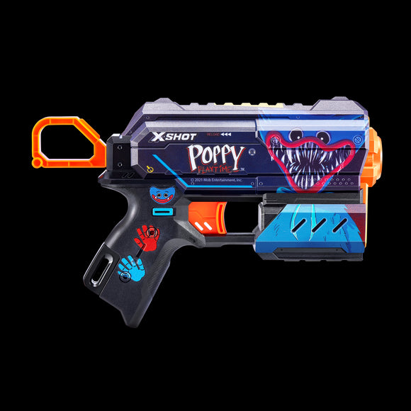 Pistolet jouet X-SHOT Poppy Playtime, série Skins 1 Flux, assortiment, 36649