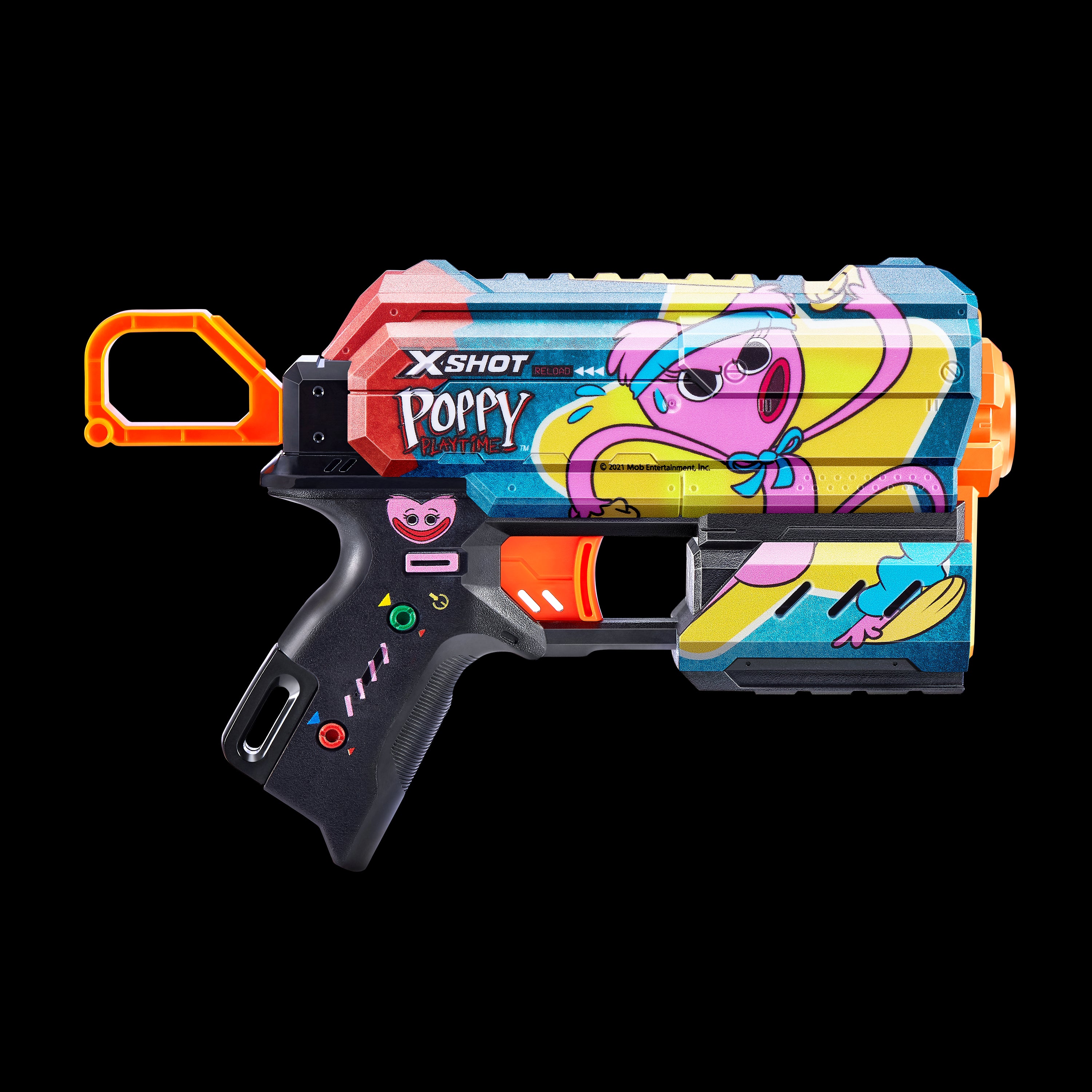 Pistolet jouet X-SHOT Poppy Playtime, série Skins 1 Flux, assortiment, 36649