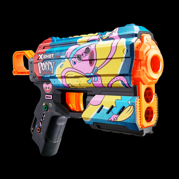 Pistolet jouet X-SHOT Poppy Playtime, série Skins 1 Flux, assortiment, 36649