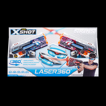 Pistolet jouet x-shot 2 pièces assortiment 36602