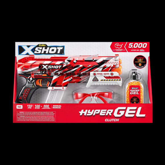 Pistolet jouet x-shot hyper gel série 1 5000 gellets assortiment 36622