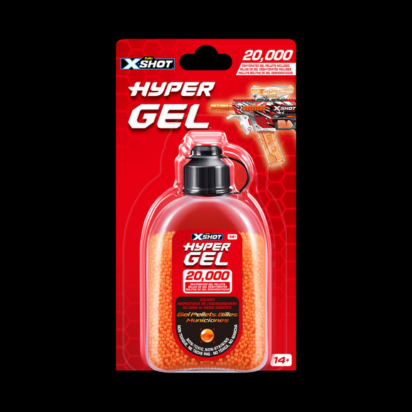 Recharge X-SHOT Hyper Gel, 20 000 gélules, assortiment, 36625