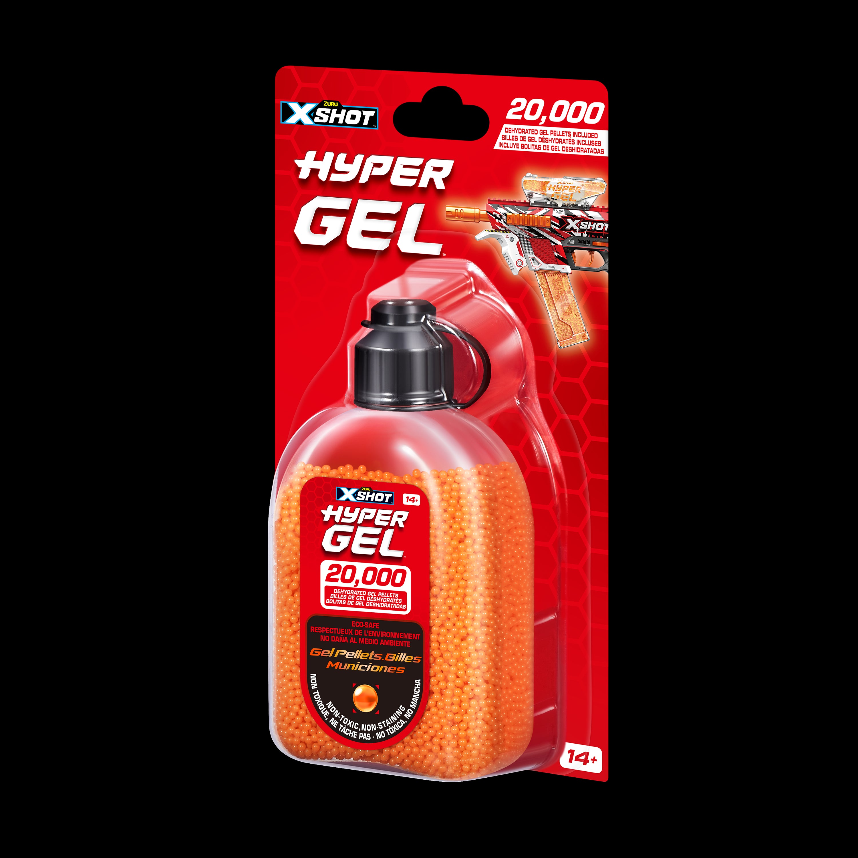 Recharge x-shot hyper gel 20 000 gélules assortiment 36625