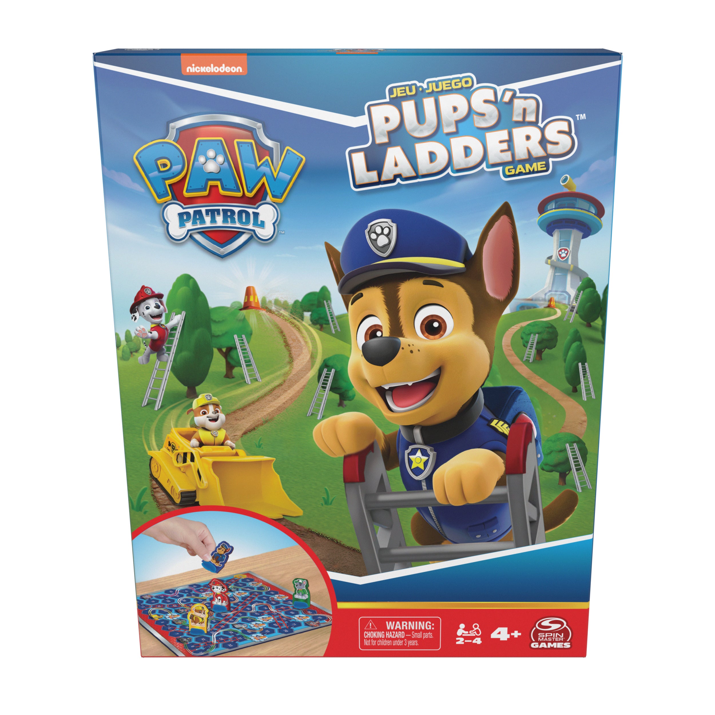 Jeu spinmaster games pups n ladders pat'patrouille 6068131