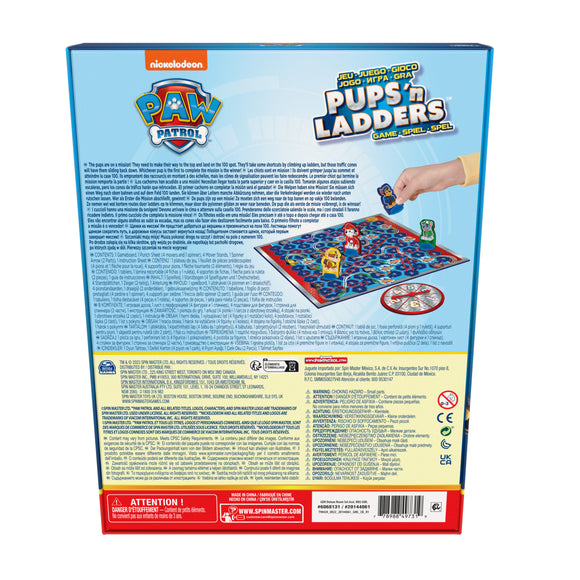 Jeu spinmaster games pups n ladders pat'patrouille 6068131