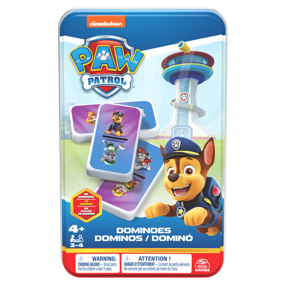 SPINMASTER GAMES game Dominoes Paw Patrol, 6067468