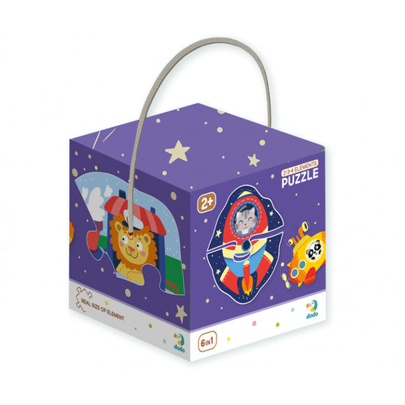 Puzzle dodo 2-3-4 éléments transport d 300154