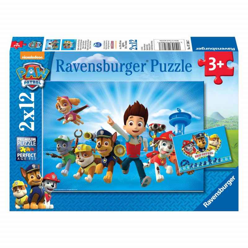 Puzzle 2x12 pièces Équipe Pat' Patrouille