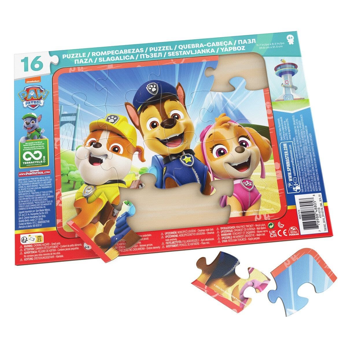 Puzzle Pat'Patrouille SPINMASTER GAMES, 6067579