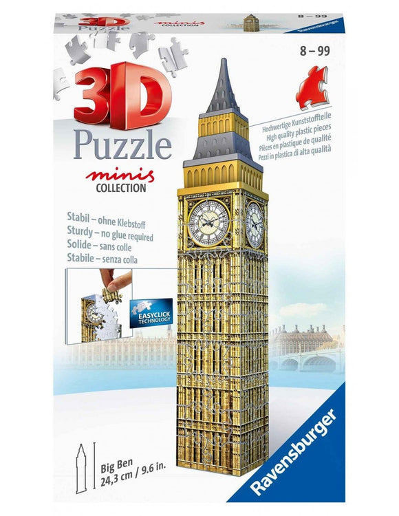 Puzzle 54 pièces 3d mini bâtiments big ben