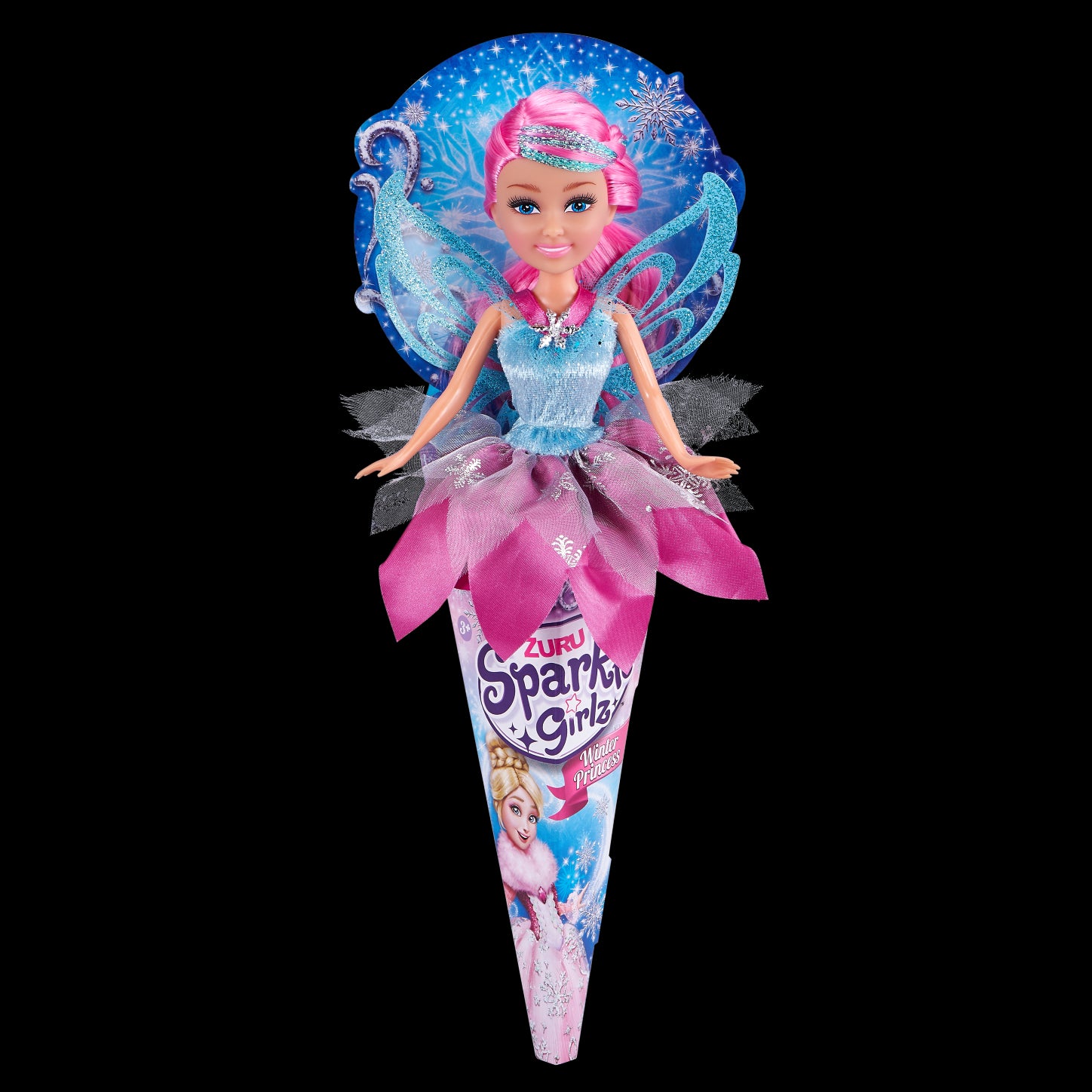 Poupée SPARKLE GIRLZ Princesse d'hiver en cône, 4 asst., D, 10017BQ1